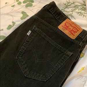 Levi Corduroy Pants Black